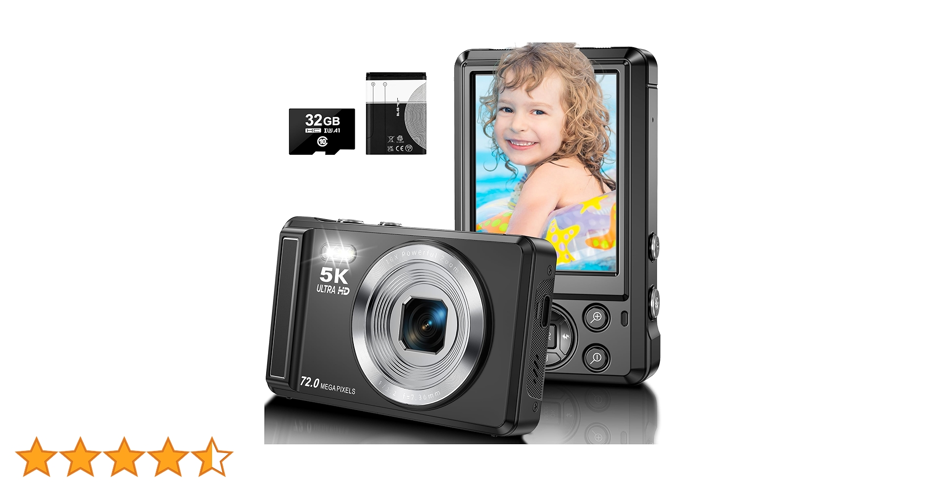 UHD5K Digital Camera デジカメ Amazon | 5K デジタルカメラ オートフォーカス デジカメ 48MP